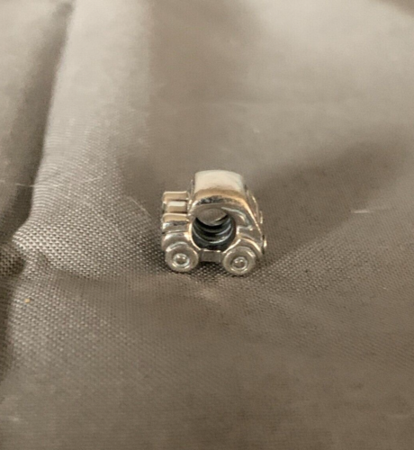 Authentic Pandora Retired Silver Car with tail lights Charm 790405CZ NEW - Picture 1 of 5