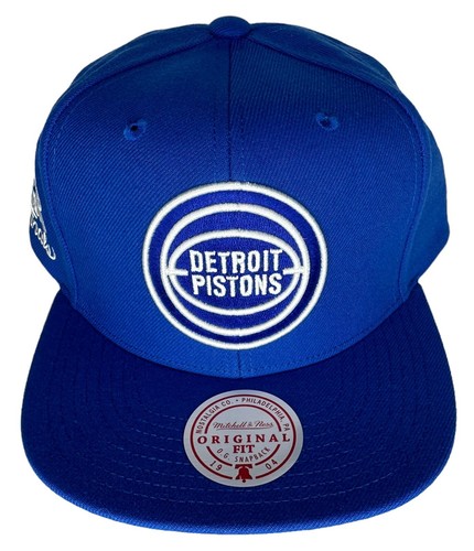 Mitchell & Ness NBA Detroit Pistons Back to Basics Snapback Hat, Cap, New - Picture 6 of 13