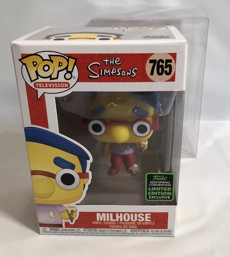 Milhouse 765 (Funko Pop) W/ Pop Protector The Simpsons Spring 2020 SDCC