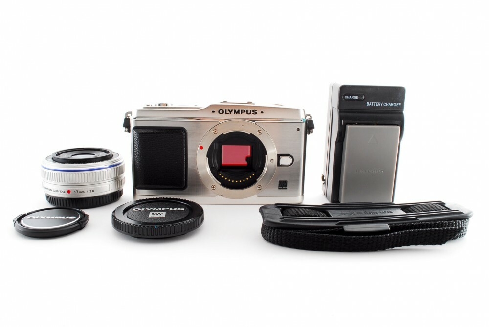 美品　OLYMPUS PEN E-P1 Olympus PEN E-P1 12.3MP 17mm Lens Kit Silver [Exc+++] w