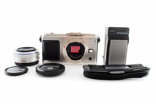 Olympus Stylo E-P1 12.3MP 17mm Kit Lentille Argent [ EXC Avec / Sangle Japon - Photo 2 sur 12