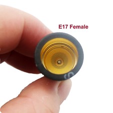 E14 to E17 Candelabra Base Socket LED Light Bulb Lamp Adapter Converter Holder