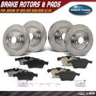 Front & Rear Side Disc Brake Rotor & Brake Pads for Jaguar XF 2010-2015 XJ XK