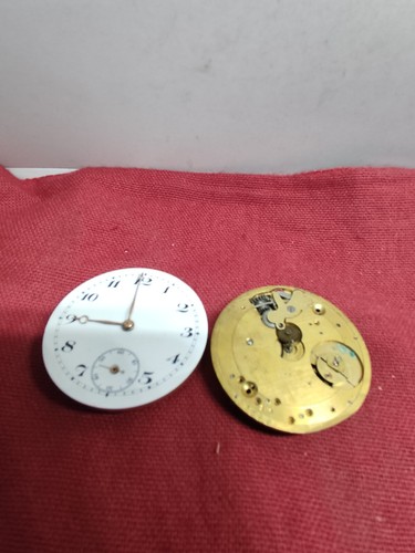 Excelsa + 1 pocket watch movements, for parts, 395