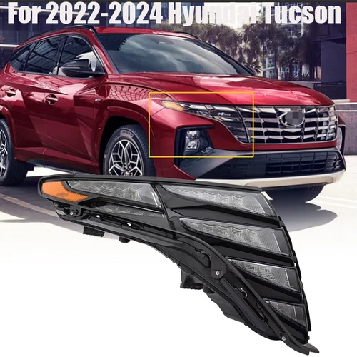 Faro derecho LED DRL para Hyundai Tucson 2022-2024 lado pasajero 92208CW010 - Imagen 2 de 10