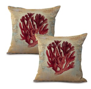 coral reef pillows