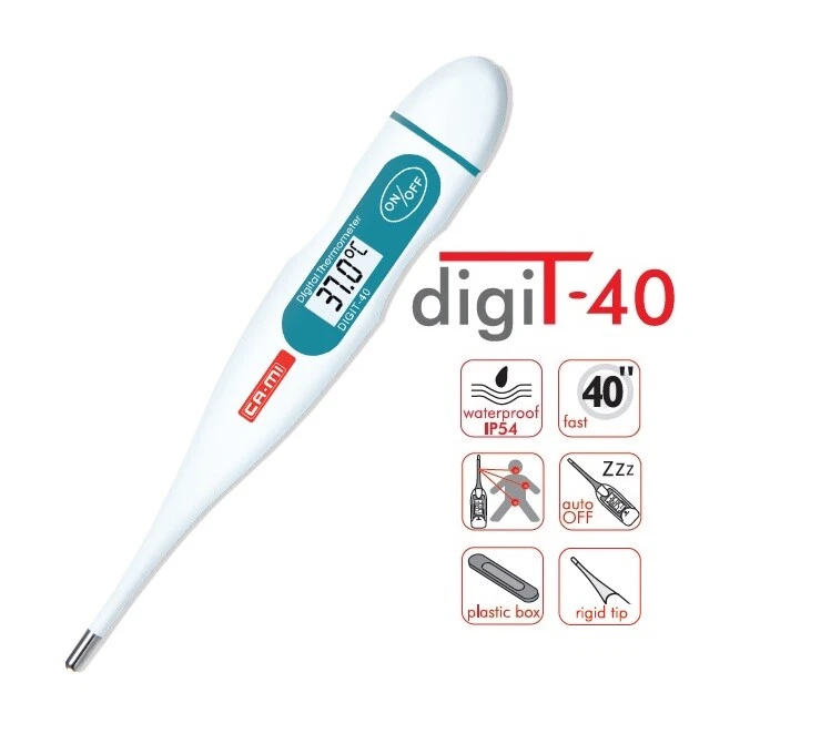 Digital LCD Digit-40 Classic Thermometer CA-MI wasserdicht Körper Baby Erwachsene Fieber