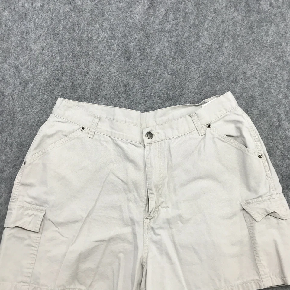 Pantalones Cortos Riders Mujer Talla 16 Caqui Carga Exterior Tostado Caqui 100% Algodón Foto 4 de 4