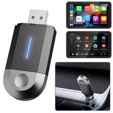 2-in-1 Wireless Carplay Android / IOS Auto Adapter USB-C Plug & Play Car Dongle❀