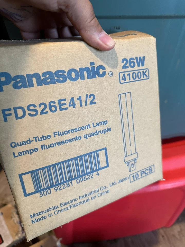 Case 10 Bulbs for PANASONIC Florescent FDS26E41/2 LAMP 26 WATTS new 2PIN G24d-3 - Image 3 of 4