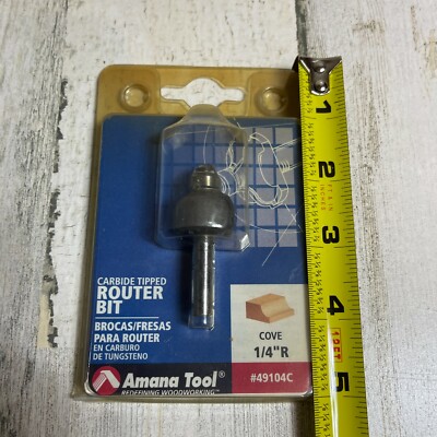 Amana Tool - 49104 Carbide Tipped Cove 1/4 Radius x 7/8 Dia
