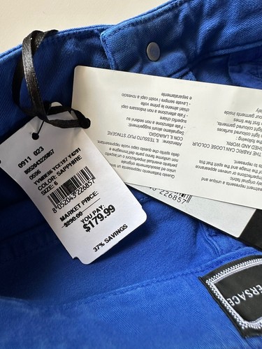 Versace Boys Blue Shorts Size 6 YVMBE66 Made in Italy NWT $290 - Picture 9 of 11