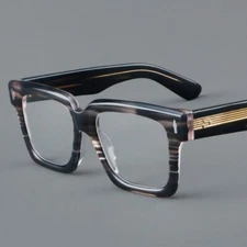 Luxury Acetate Square Reading Glasses Full Rim Women Men Readers 0 to +5.0