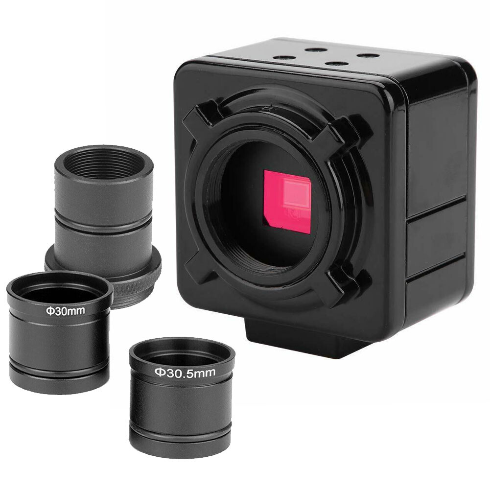 5MP CMOS USB Camera Microscope Digital Electronic Eyepiece with C Mount Adapter