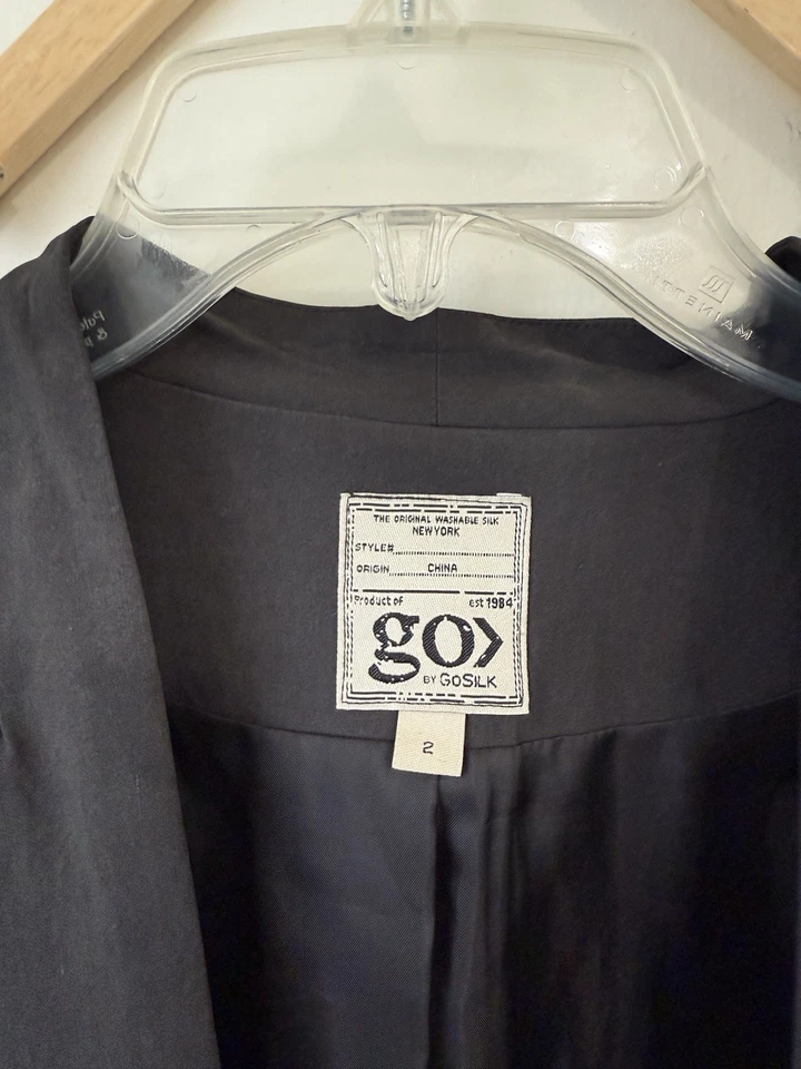 GO от GOSILK Blazer 100% шелк - Изображение 2 из 4