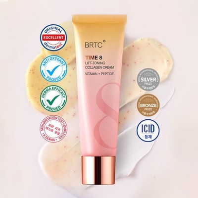 BRTC Time 8 Lift-Toning Collagen Cream 2.7oz/80ml Anti-Aging K-Beauty