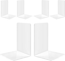 6er-Pack wei&szlig;e Acryl-Buchst&uuml;tzen &ndash; rutschfest, stabil und leicht zu reinigen &ndash; i