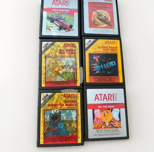 ON SALE Atari 2600 Game Cartridges BUNDLE OF 6 Games- Not tested