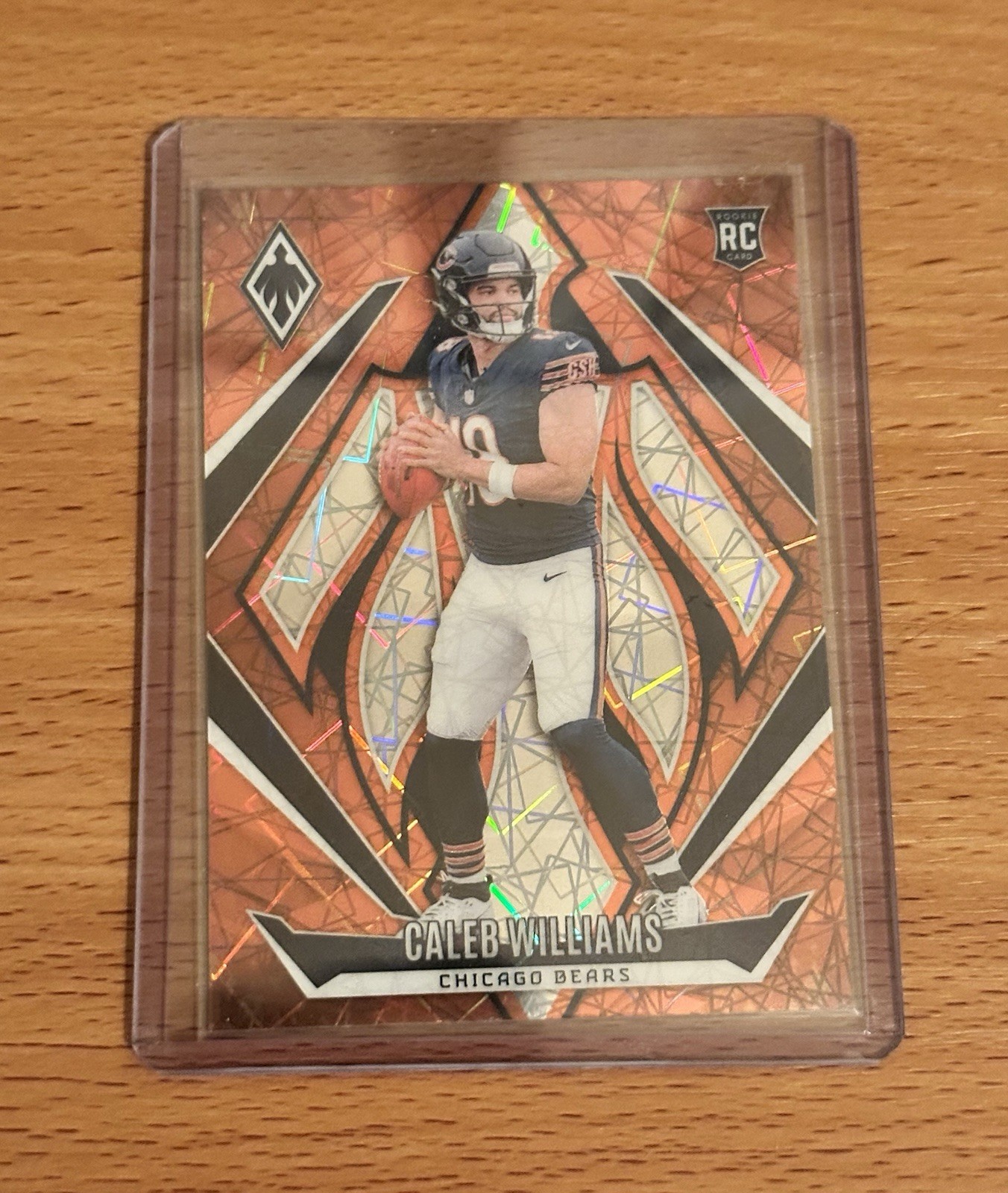 2024 Panini Phoenix Caleb Williams RC #151 Orange Lazer