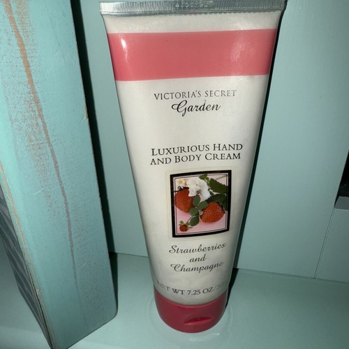 Victoria’s Secret Garden----Strawberries & Champagne----Hand Body Cream 7.25oz
