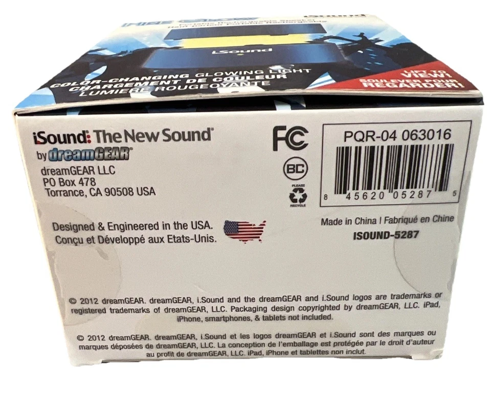 Altavoz portátil recargable iSound Fire Glow nuevo en caja sellado Foto 4 de 4