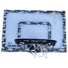 SKLZ Pro Mini Hoop Wall-Mounted Basketball Hoop Over-the-Door Camouflage Game