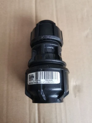 Philmac Metric/Imperial Joiner Reducing 25mm / 3/4" x 20mm / 1/2" Connector