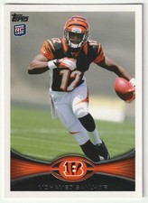 2012 Topps Football Mohamed Sanu Rookie Card No. 151 Cincinnati Bengals. rookie card picture