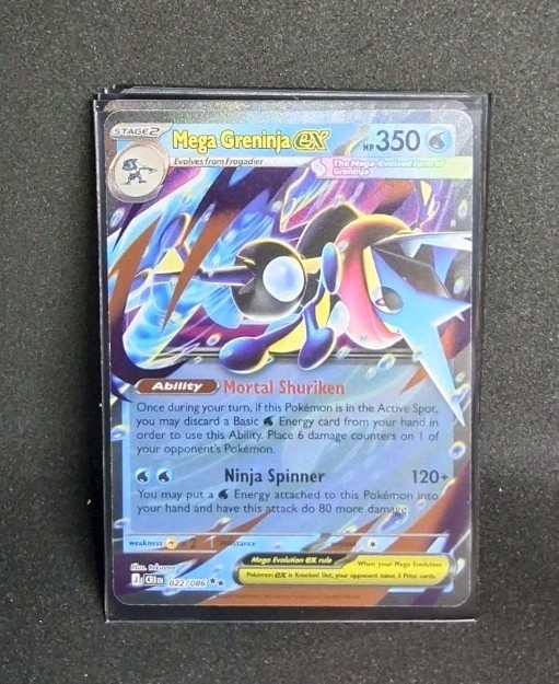 Mega Greninja ex 22/86 Double Rare Pokemon Chaos Rising NM Multiple Available