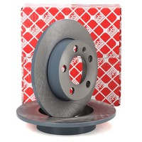 febi Bremsscheiben Ø 230Mm FüR VW Golf 4 Polo 4 5 6 A1 8X A2 A3 8L TT 8N Hinten