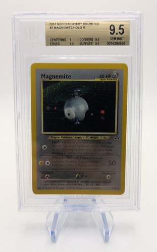 Magnemite (Unlimited) graded BGS 9.5 for sale on eBay