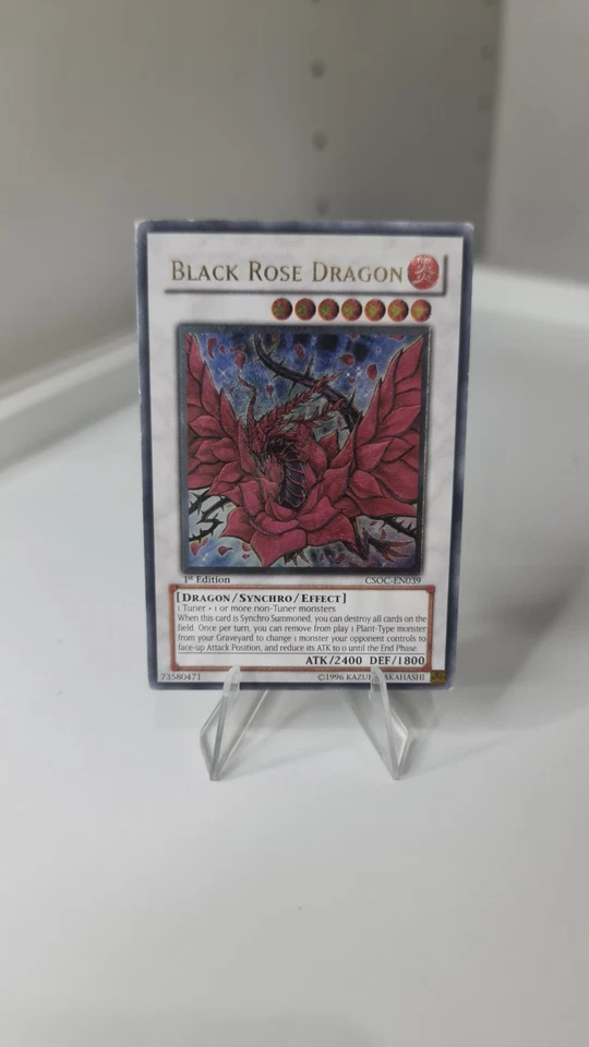 Black Rose Dragon - CSOC-EN039 Ultimate Rare 1st ED - MP - YUGIOH - Image 2 of 4