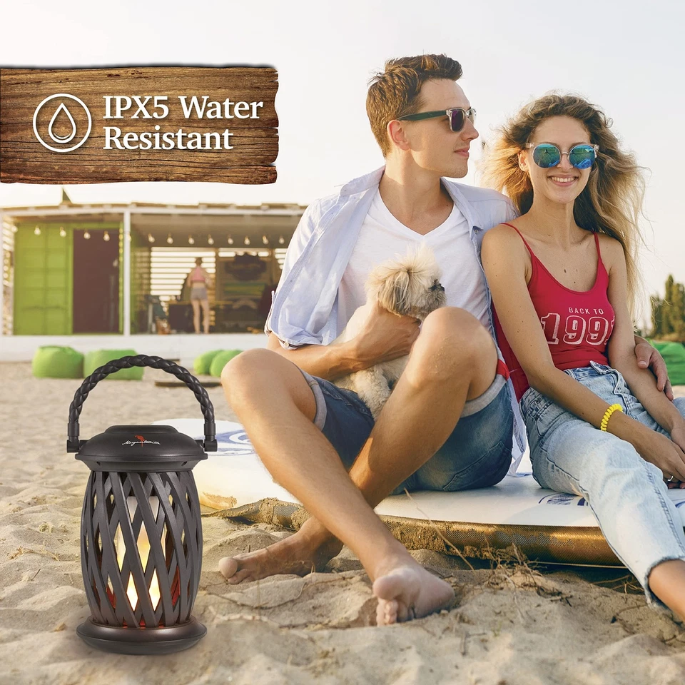 Antorcha Margaritaville Tiki - Altavoz Bluetooth Impermeable, Altavoz Portátil para Fiesta... Foto 3 de 4