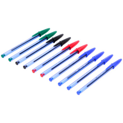 BIC Cristal Soft Kugelschreiber Set 10 Stück   Assorted Farben