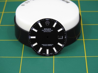 Rolex Made Black Lume Index Dial for Datejust 40MM Ref. 116300 116334