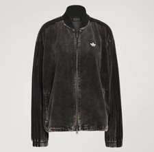 Adidas Corduroy SST Jacket - Black / KE5030 / New with Tag WOMEN SIZE M