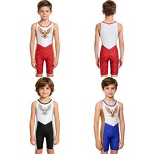 Kids Wrestling Singlet Lightweight Gymnastics Uniform Leotard Training Boys Gym