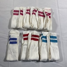Vintage Striped Socks Lot Of 11 Pairs Brand New