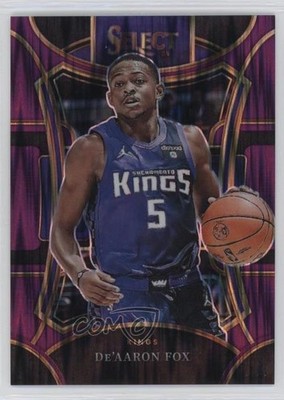 2023 Panini Select Mezzanine Level Purple Flash Prizm /175 De'Aaron Fox #352 6ns