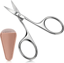 Small Scissors for Grooming, Eyebrow Scissors for Women Men, Professional Mini T