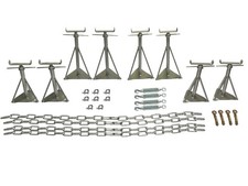 Static Caravan Axle Stands complete Siting Kit for Concrete Base Mobile Home