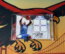 2008 Dwight Howard Upper Deck Exquisite GAME-USED Quad Patch ON-CARD Auto /10🔥