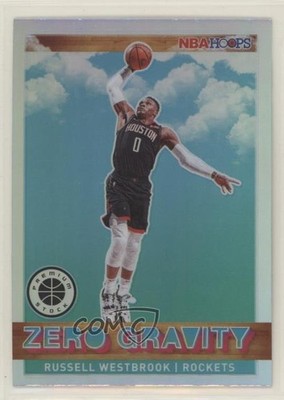 2019 NBA Hoops Premium Stock Zero Gravity Holo Prizm Russell Westbrook #20 0bi6