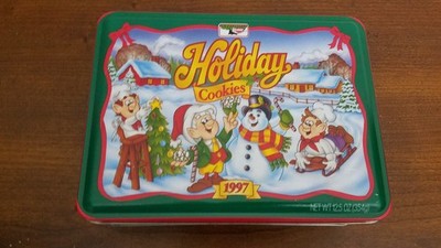 1997 KEEBLER HOLIDAY COOKIES EMPTY TIN