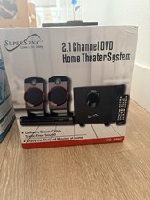 Supersonic SC-35HT 2.1 Channel DVD Home Theater System w/ Remote Control, Black