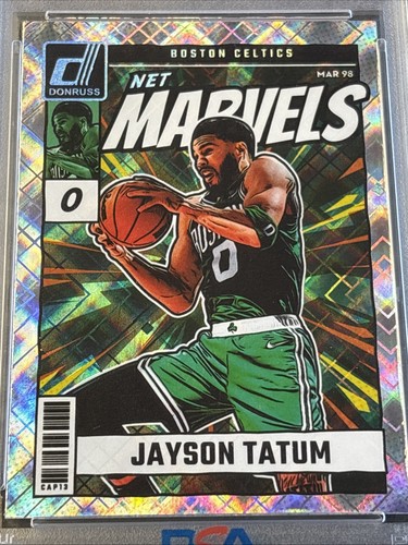 2024 DONRUSS NET MARVELS DIAMOND #24 JAYSON TATUM PSA 9 - Foto 2 di 4