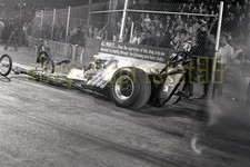 Front Engine Dragster Lions Drag Strip - Vintage Nhra Drag Race Negative