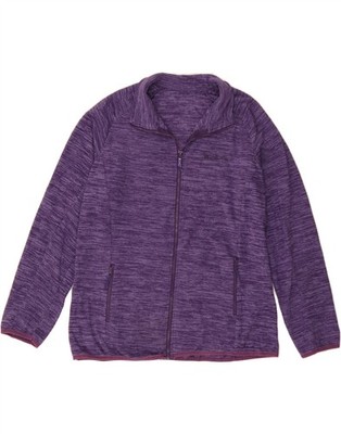 Mountain Warehouse Damen Fleecejacke UK 14 Large lila fleckig BQ09