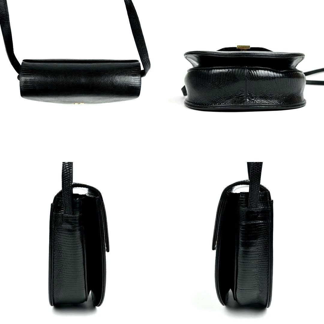 Borsa a tracolla Yves Saint Laurent in pelle nera autentica