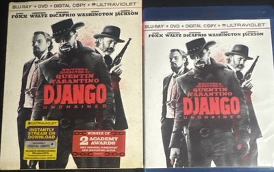 Django Unchained (Blu-ray + DVD/No Digital Copy/No UV) W/Slipcover-Used-Free Spg